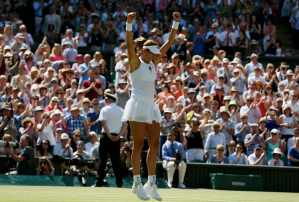 Muguruza clasifica en Wimbledon para su primera final de Grand Slam