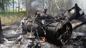 Un caza F-16 norteamericano chocó contra otro avión en Carolina del Sur