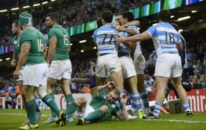 Mundial de Rugby: Pumas argentinos ganan a Irlanda y alcanzan segundas semifinales de su historia
