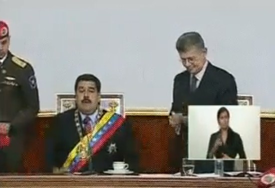 ¿Nervioso? Así fue la reacción de Maduro al finalizar su “Memoria y Cuenta” (Video)