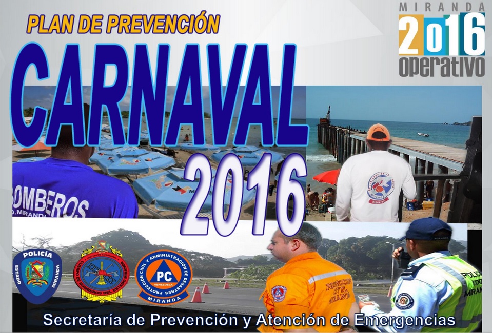 Asueto de Carnaval inicia sin lesionados en el litoral Mirandino