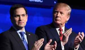 Se caldea lucha por nominación republicana: Trump y Rubio intercambian insultos