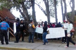 Protestan en el Hospital ULA de Mérida (Fotos)