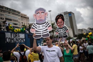 Pixuleco, el muñeco de Lula preso, símbolo de las protestas en Brasil (fotos)