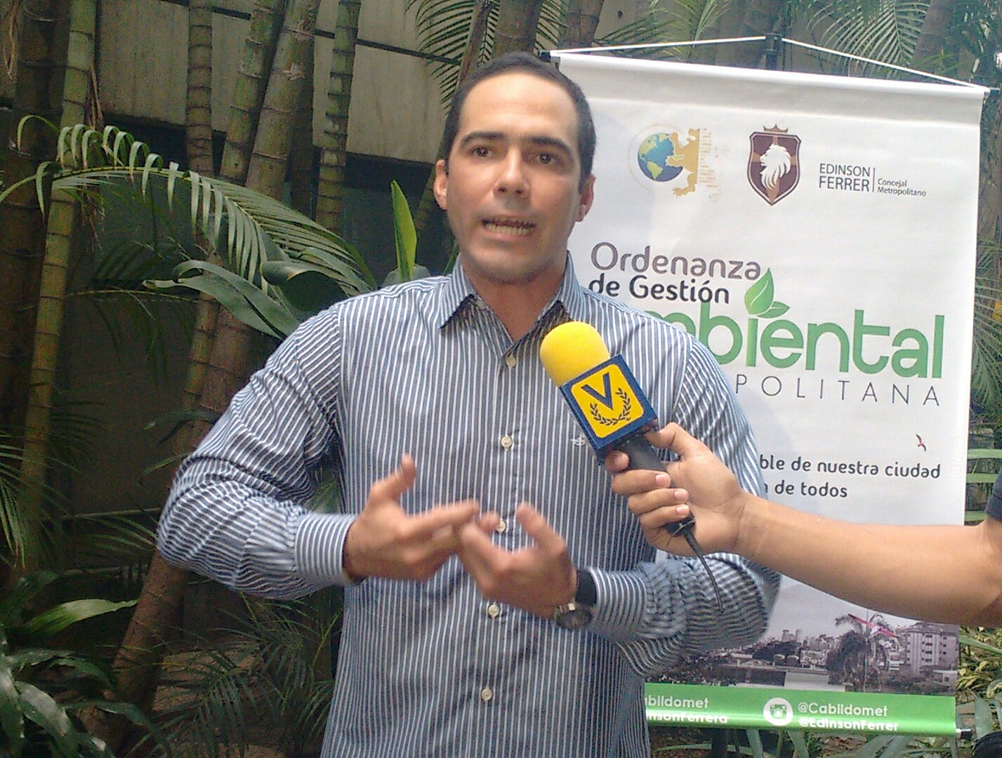Edinson Ferrer: La ordenanza de gestión ambiental es la vía para la sustentabilidad de Caracas