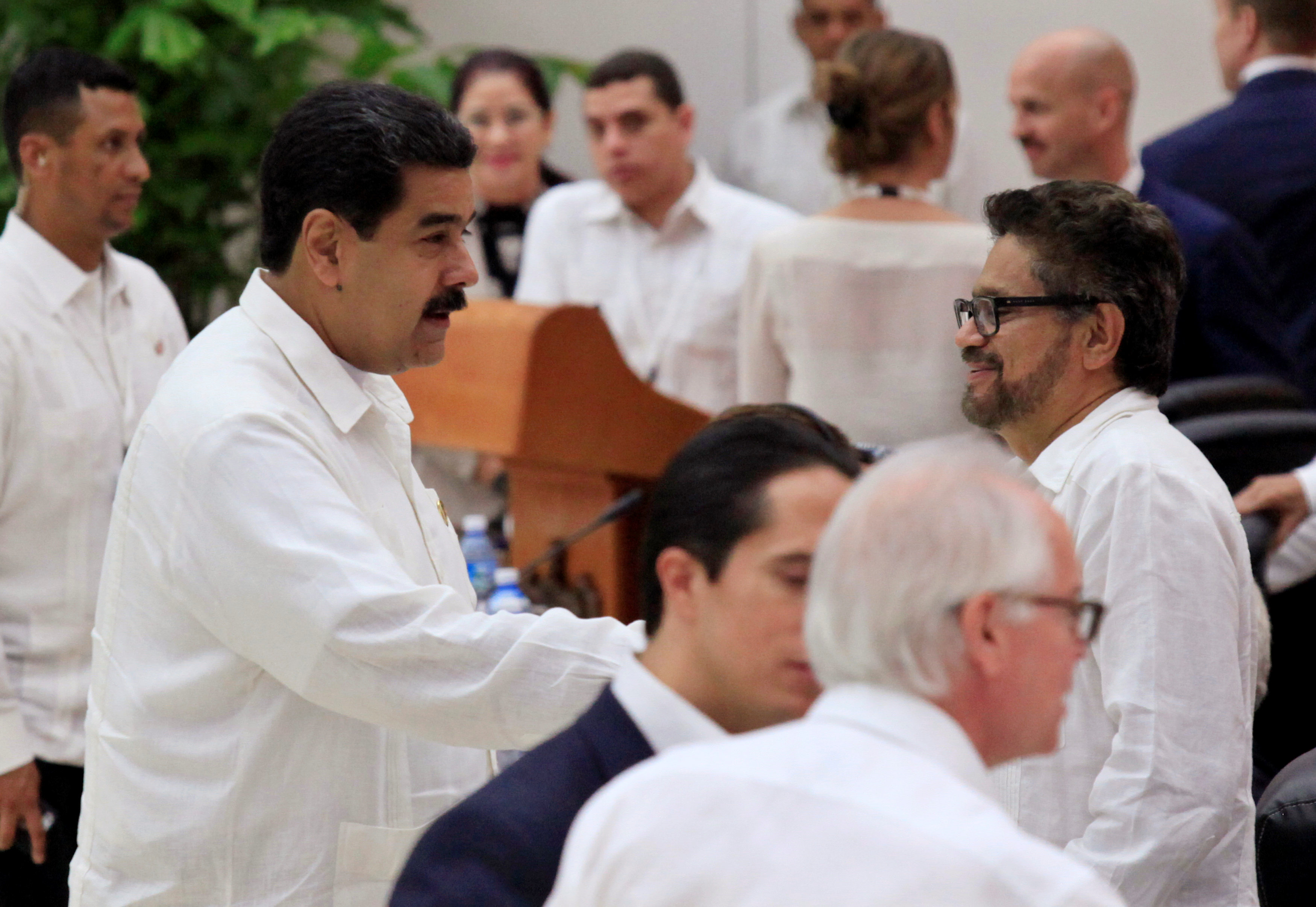 Los guerrilleros Iván Márquez y Jesús Santrich, piezas clave en caso de EEUU contra Maduro