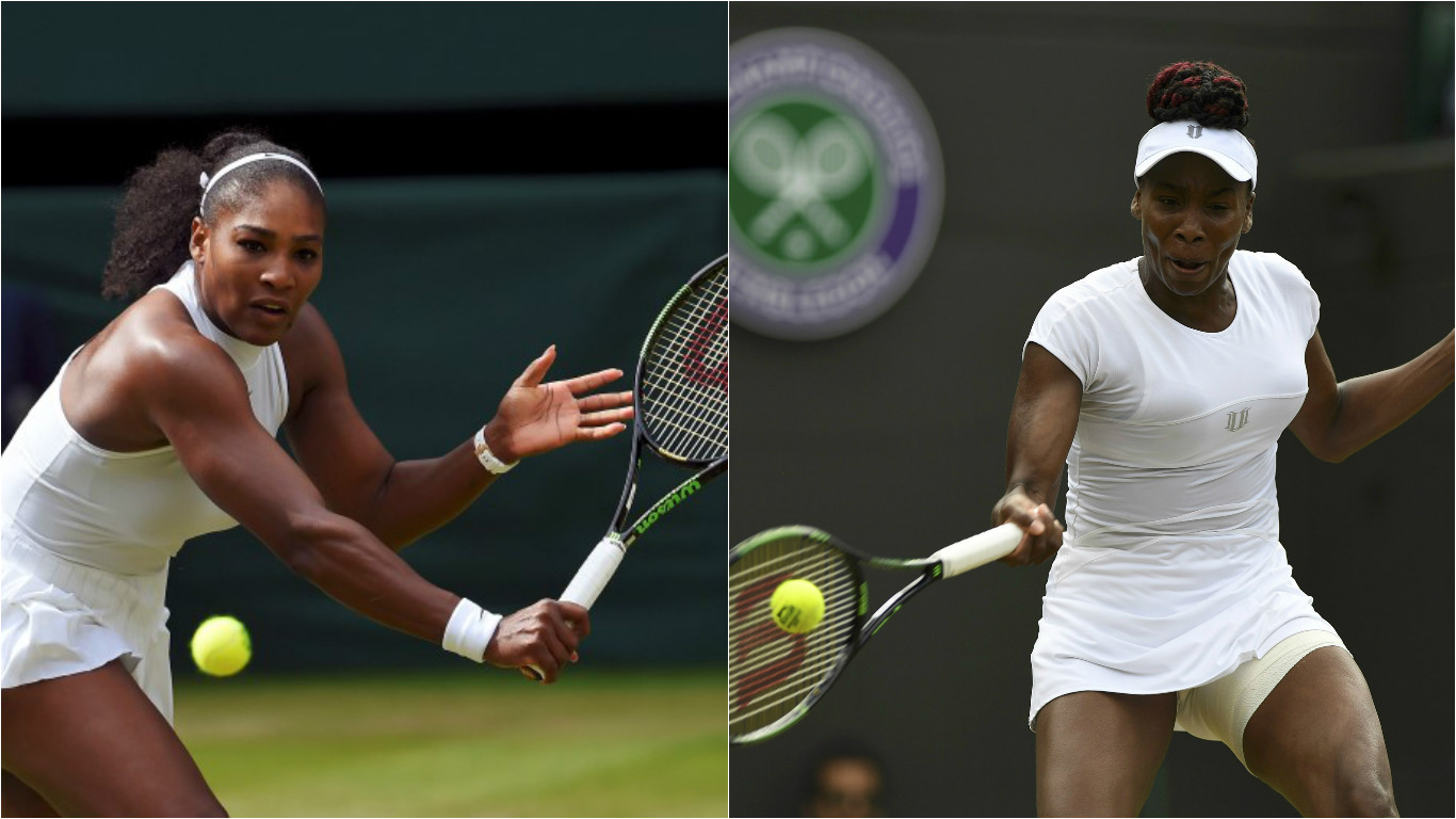 Venus y Serena avanzan a semifinales en Wimbledon