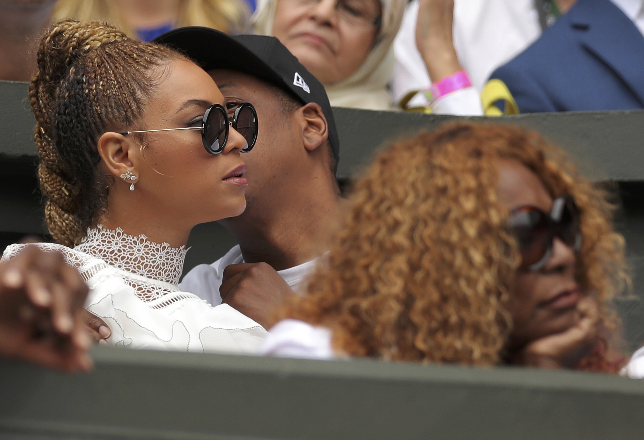 Beyoncé acude a Wimbledon para apoyar a su amiga Serena Williams