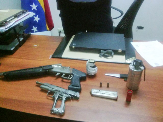  Armas retenidas este miércoles / Foto @ Prensa_PEB