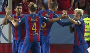 El Barça derrota sin problemas al Sevilla en partido de ida por la Supercopa de España