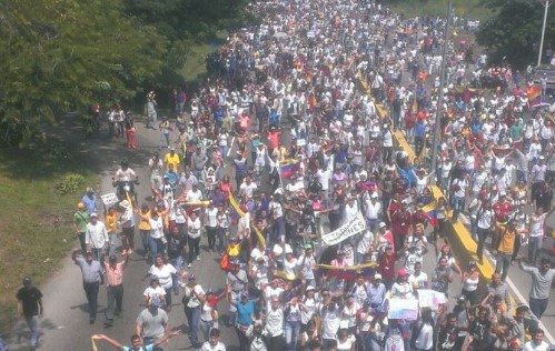 Así se movilizó Carabobo en la #LaTomaDeVenezuela