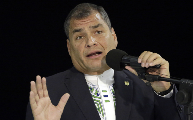 Ecuador pendiente de cursar orden de detención internacional contra Correa