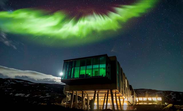 Las mejores vistas de la aurora boreal desde distintos hoteles