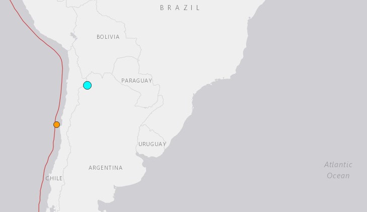 Sismo de magnitud 5.1 afecta parte del norte de Chile