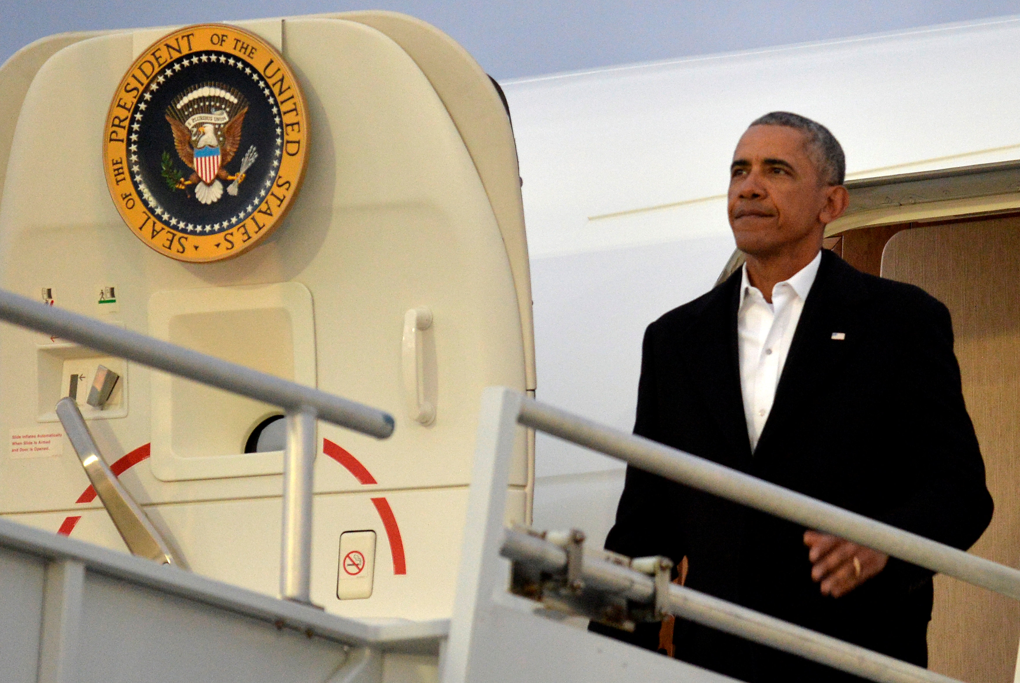 Obama hará este martes su último vuelo en el Air Force One como presidente