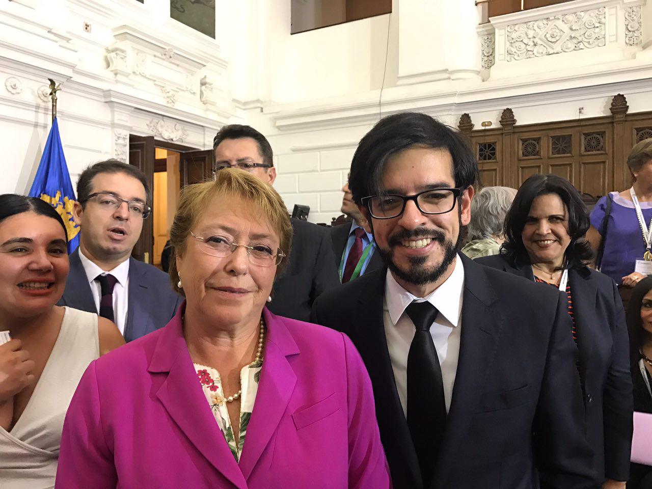 Pizarro conversó con la presidenta Bachelet sobre la situación de Venezuela