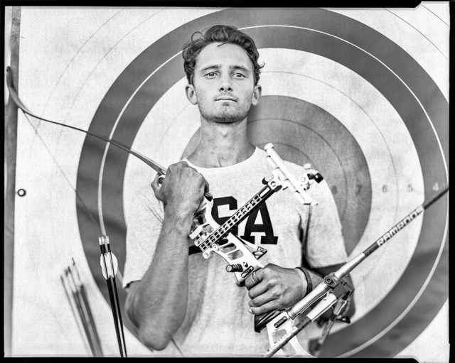 Categoría 'Gente', el tercer premio de Historias. Un joven atleta estadounidense fotografiado durante su preparación para los Juegos Olímpicos de Río de Janeiro 2016.