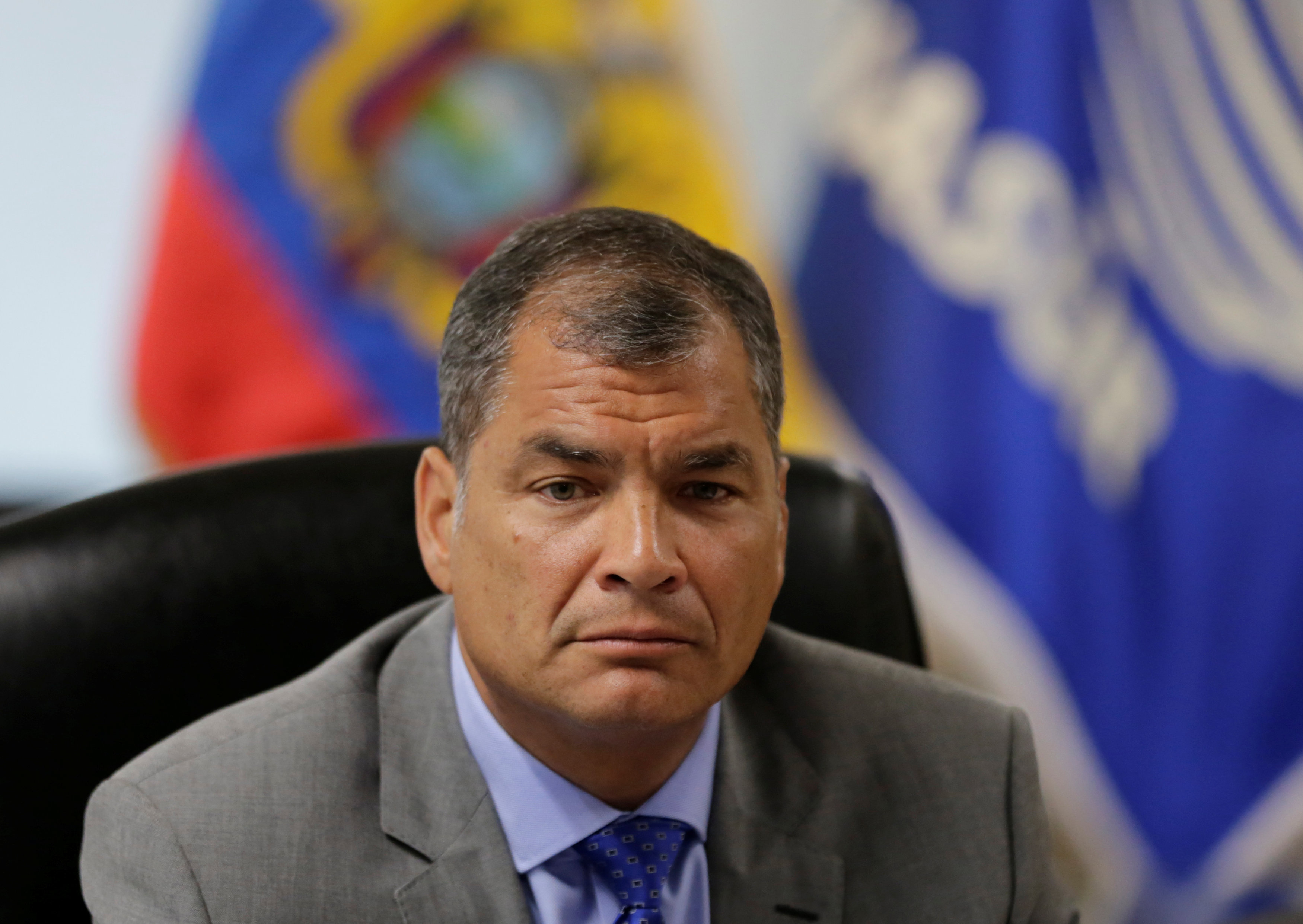 Correa visitó al vicepresidente Glas en una audiencia por el caso Odebrecht