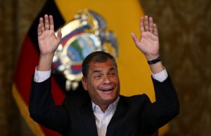 Pillaron a Rafael Correa en el Mundial de Rusia 2018 (VIDEO)