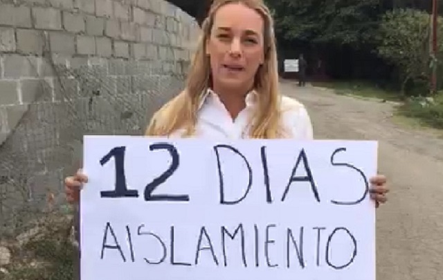 Lilian Tintori denuncia que Leopoldo López lleva 12 días de aislamiento en Ramo Verde (Video)
