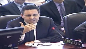 Representante bolivariano torpedea airadamente debate sobre Venezuela en sesión extraordinaria de la OEA