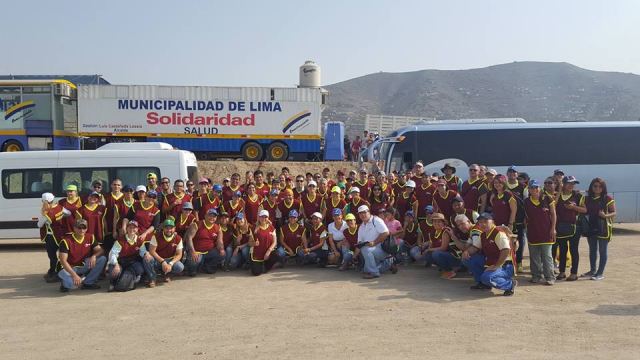Voluntarios de la ONG Unión Venezolana en Perú se hicieron presente en zonas afectadas por lluvias e inundaciones.
