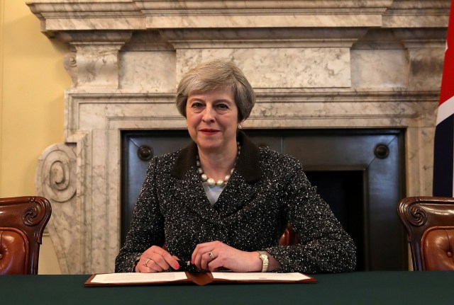 Primera ministra británica Theresa May / Foto REUTERS/ Christopher Furlong
