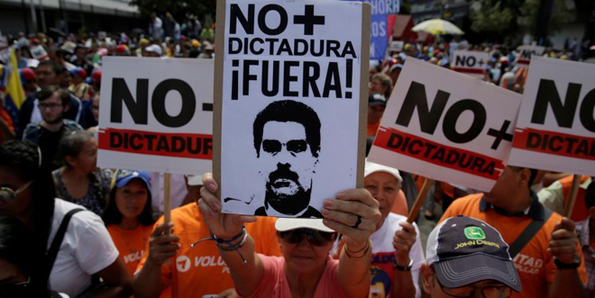 Venezolanos en Colombia también protestaron en contra de Maduro (FOTOS)