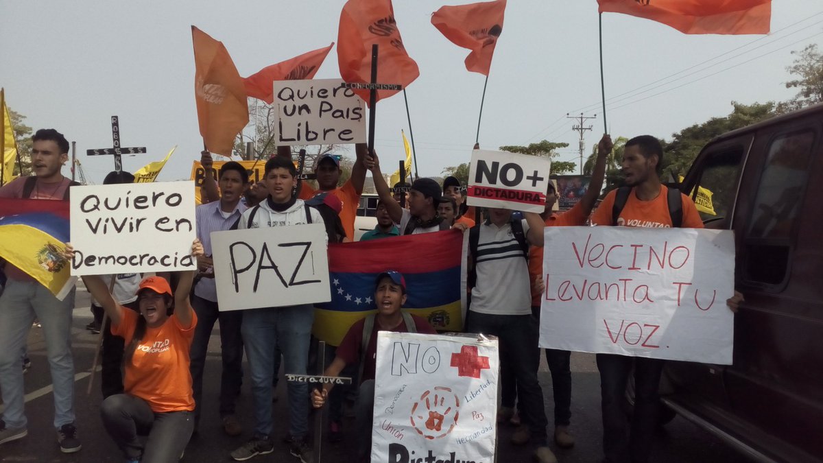 Municipios de Anzoátegui se unen a protesta de este #13Abr