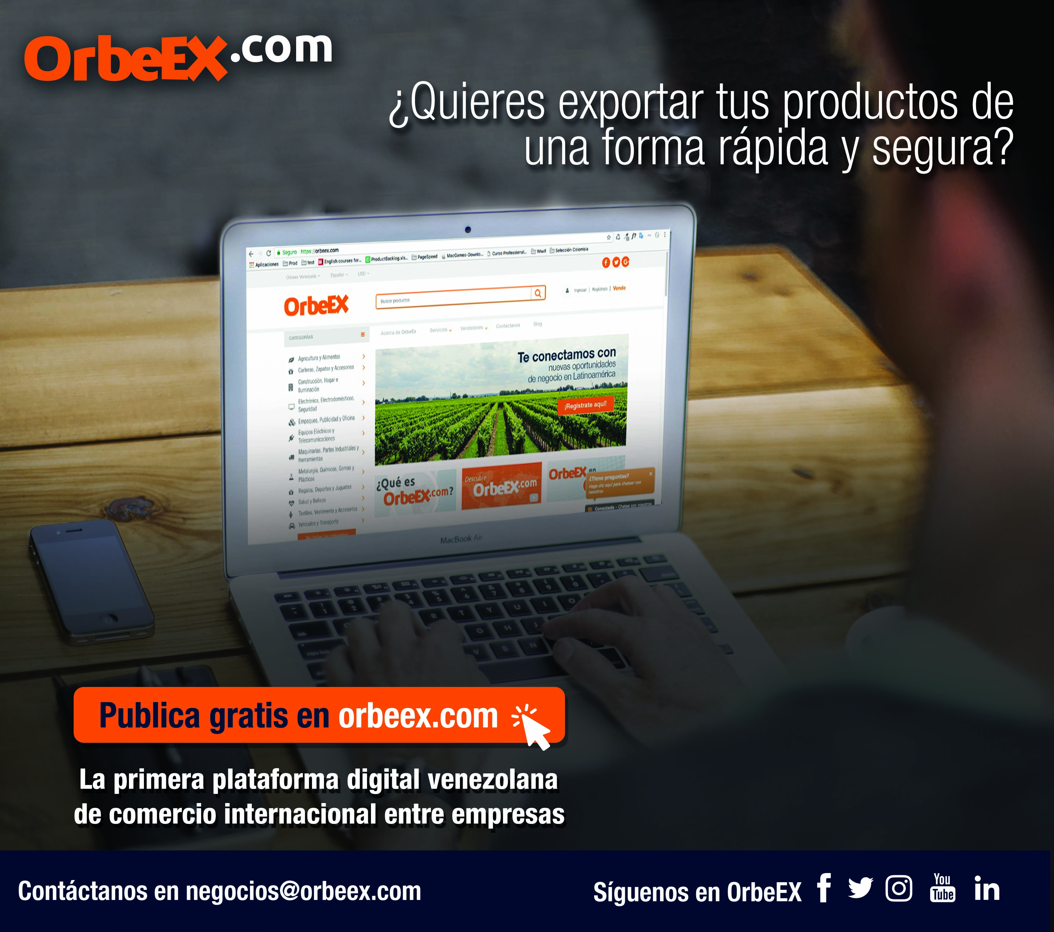 OrbeEX.com apuesta al comercio internacional en Latinoamérica