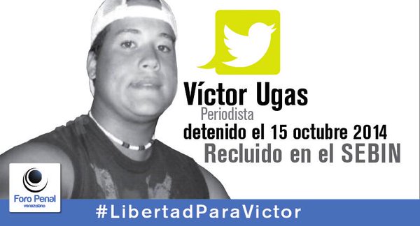El Sebin se niega a liberar a Víctor Ugas, el tuitero que cumplió su condena completa