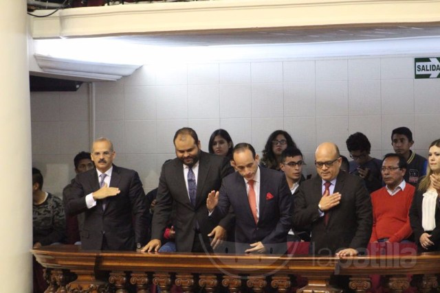 Magistrados designados por la AN participan en el Congreso de Perú