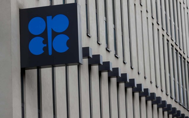 El logotipo de la Organización de Países Exportadores de Petróleo (OPEP) en su sede de Viena, Austria el 21 de septiembre de 2017. REUTERS/Leonhard Foeger