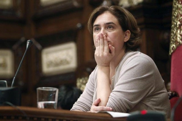 Ada Colau, alcaldesa de Barcelona // Foto EFE