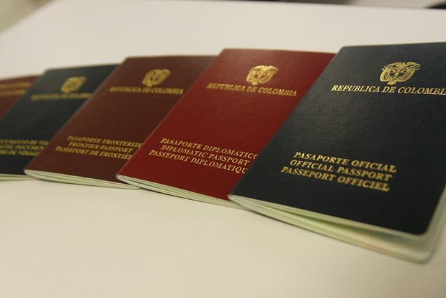 Pasaportes colombiano