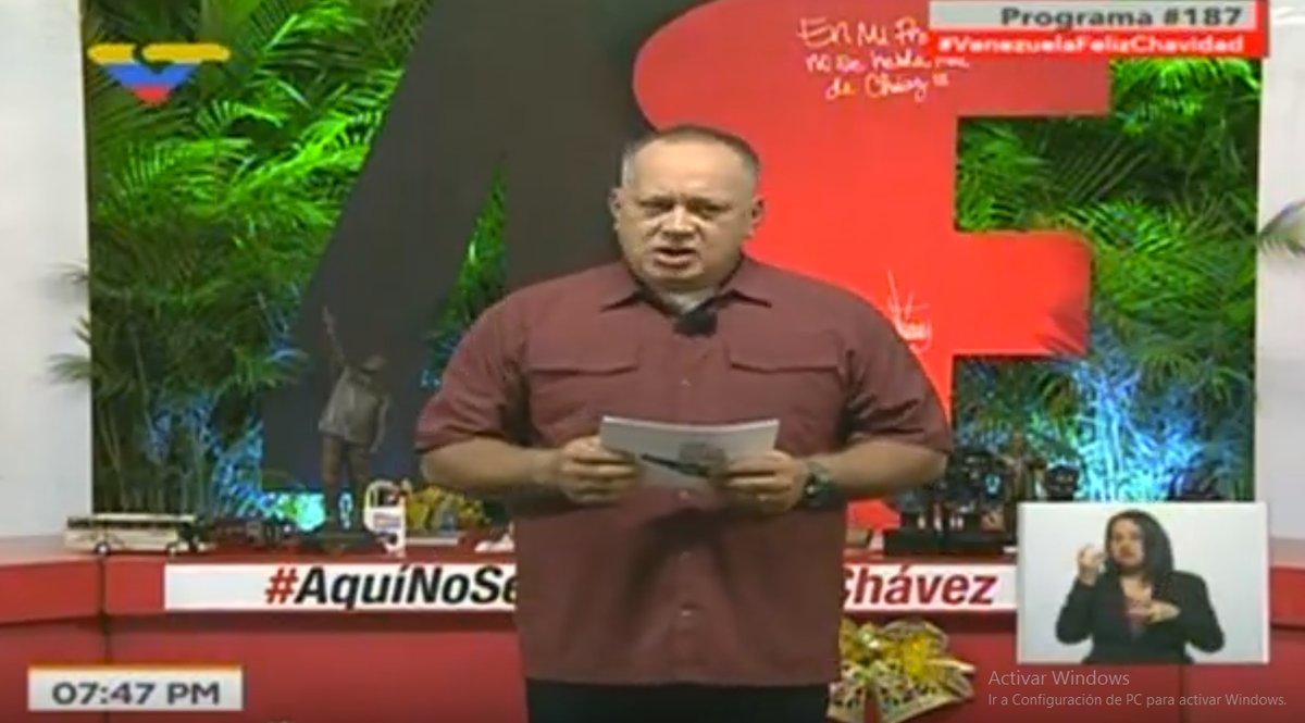 Diosdado dice que Julio Borges y “peleles” de la oposición no son los enemigos