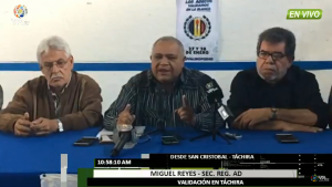 AD Táchira anunció que apoyará a los partidos de oposición para que logren la validación