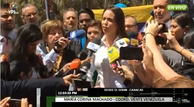 Machado: Detención de Aristeguieta Gramcko solo revela que este es un régimen desesperado