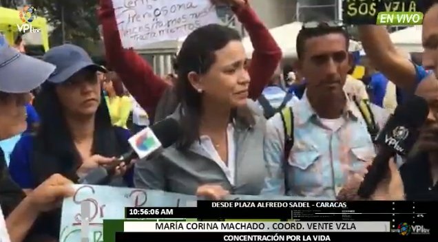 Esto es una dictadura que no está dispuesta a salir por un proceso electoral, asegura María Corina Machado