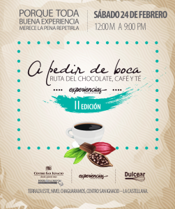 Segunda edición “A pedir de Boca, ruta del café, chocolate y té”