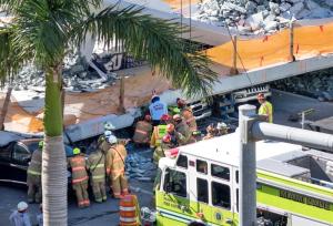 Rescatan cuerpo de última víctima de colapso de puente en Miami