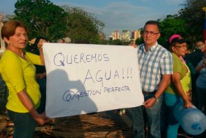 Protesta en Barquisimeto por falta de agua #5Abr (fotos)