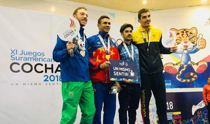 Rubén Limardo consiguió medalla de oro en Juegos Suramericanos