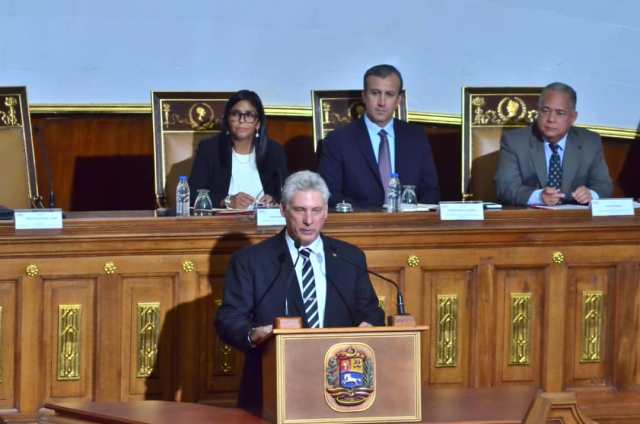 Miguel Díaz-Canel, presidente de Cuba // Foto @VTVcanal8
