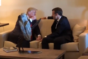 Macron y Trump se reúnen finalmente en el marco de la Cumbre del G7