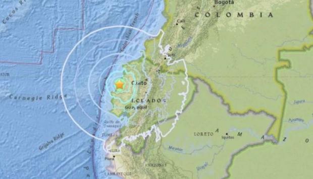 Ecuador registra un sismo de magnitud 5,7 en zona fronteriza con Perú