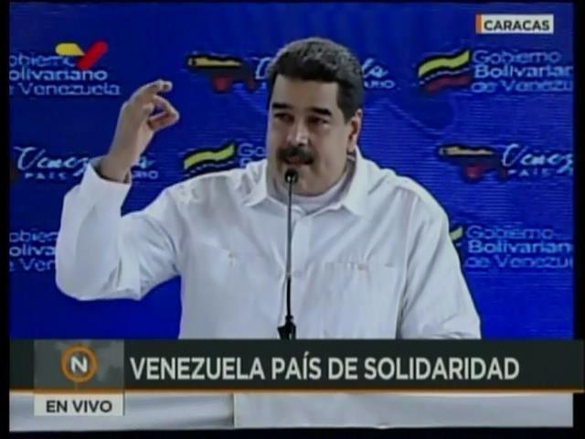 Maduro tilda de cobarde al gobierno de Estados Unidos por sancionar a su esposa