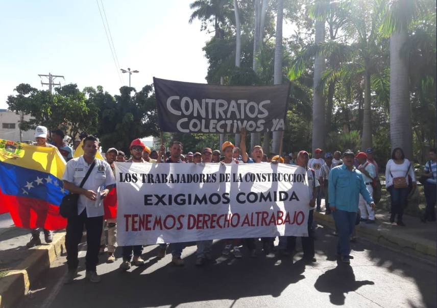 Trabajadores de la construcción en Barcelona protestan en contra del “gobierno antiobrero” #16Oct (Fotos y videos)