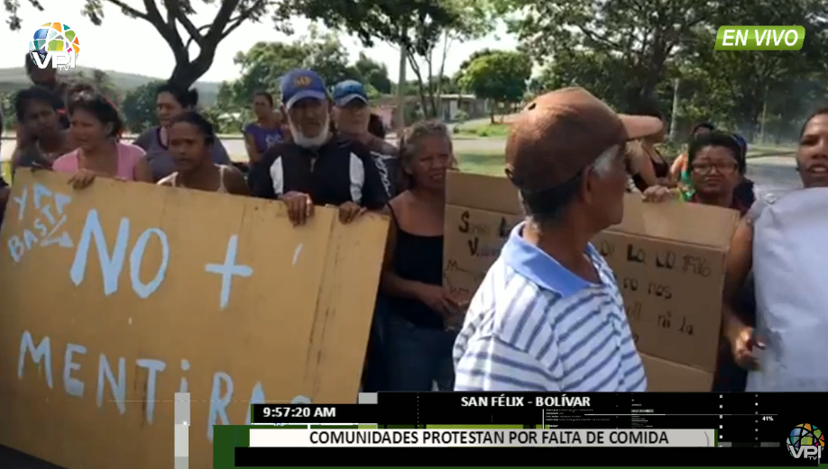 Habitantes de San Félix: Nos prometieron perniles para diciembre y todo era mentira (video)