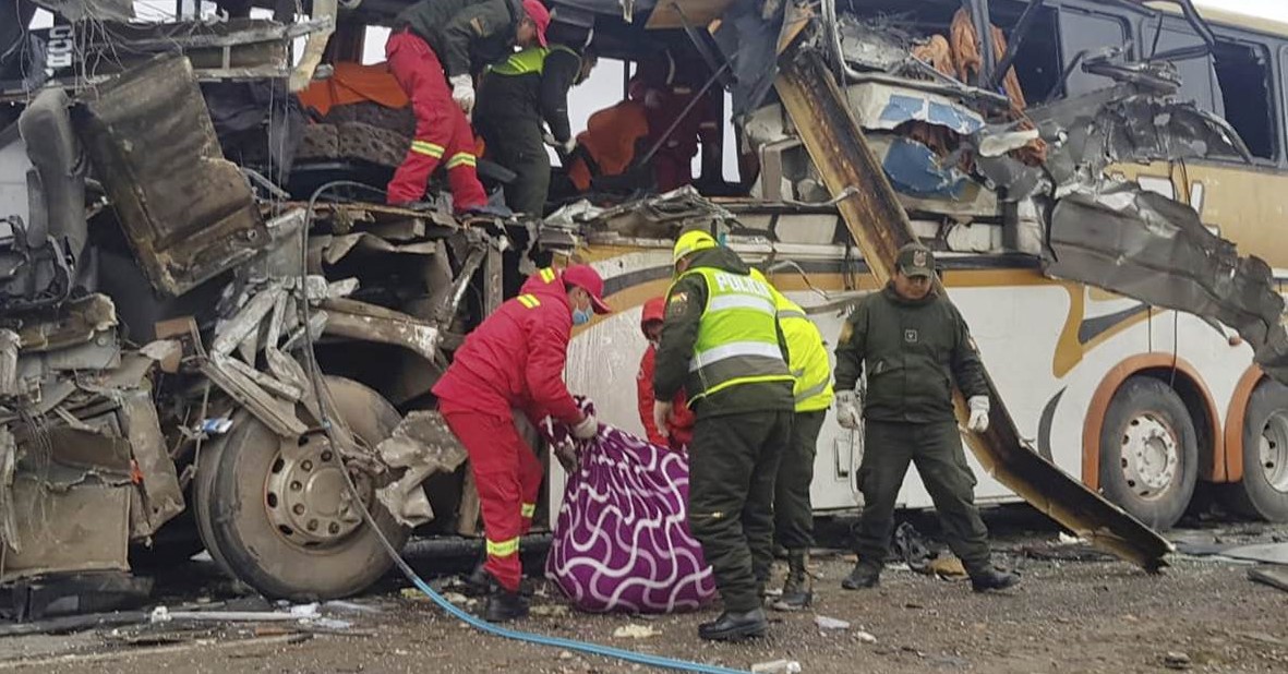 Al menos 11 muertos y 25 heridos en accidente de tráfico en el sur de Bolivia